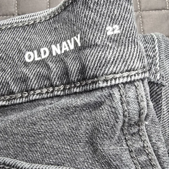 Old Navy Womens Grey Button Fly Jeans Size 22 Nwot - Picture 2 of 9